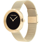 Calvin Klein Women'S Twisted Bezel - 34Mm 2H Quartz Watch - Stainless Steel Bracelet - Water Resistance 30 Meters - Minimalistic Style – Premium Fashion - Gift For Her