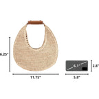 Staud Women'S Moon Raffia Tote Bag