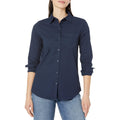 Women's Long Sleeve Button Down Stretch Oxford Shirt (Available in Plus Size)