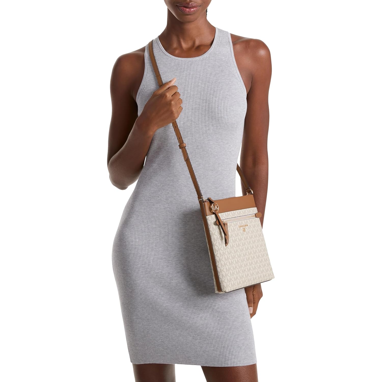 Michael Kors Jet Set Charm Small Flat Crossbody Bag