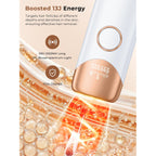 Ubroo Laser Hair Removal with 5℃ Ice Cooling,Hand-held Hair Removal Device IPL Hair Removal for Women and Men,Reduce Hair Regrowth,Full Body Use for Legs,Bikini,Armpits（Gold）
