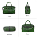 Iswee Genuine Leather Satchel Tote Bag Top Handle Handbag Designer Shoulder Bag Large Capacity Cross Body Bag