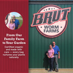Brut Organic Worm Castings For Plants 5 Lb – Natural Nutrients, Fertility Builder, Plant Food For Potting Soil And Garden Soil – Indoor And Outdoor Use