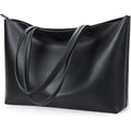 KALIDI Tote Bag Zipper Shoulder Bag Faux Leather Purses Satchel for Women Casual Handbag Work Dating College