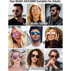 Pro Acme Classic Polarized Aviator Sunglasses 100% Uv Protection, 52Mm 58Mm 63Mm