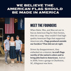 Allegiance Flags Made In Usa American Flags For Outside 3X5 Ft | Premium Us Flag With American-Sourced 200D Nylon, Embroidered Stars, Hand-Sewn Stripes | Heavy Duty All-Weather & Fade Resistant