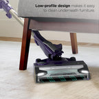 Shark Powerdetect Ultra-Light Corded Stick Vacuum With Duoclean Technology, Self-Cleaning Brushroll For No Hair Wrap, Anti-Allergen Complete Seal & Odor Neutralizer Technology, Eggplant, Hz4002