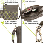 Travelon Anti-Theft Courier Tour Bag