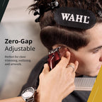 Wahl Professional 5 Star Cordless Detailer Li Trimmer T Wide Blade, Lithium-Ion Battery 100 Min Runtime For Hair & Beard, With Charging Stand