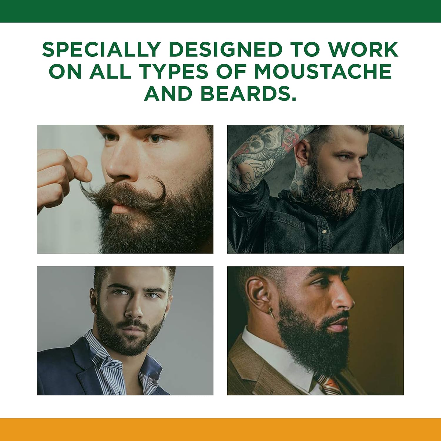 Clubman Moustache Wax – Mustache Wax for Men Strong Hold, Neutral Color, Includes Styling Brush, Hang Pack, 0.5 oz