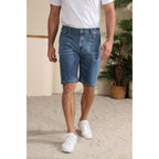 Men'S Jean Shorts Summer Casual Stretch Jorts Relaxed Fit Denim Short Pants