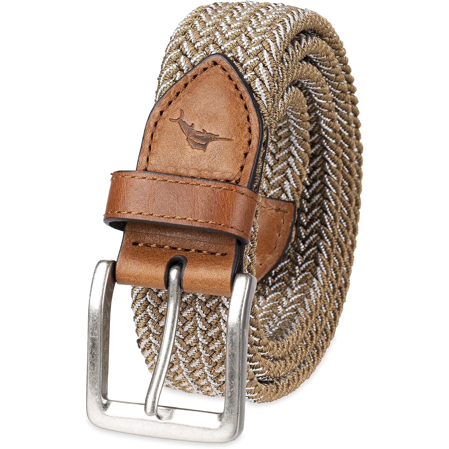 Tommy Bahama Men'S Two Tone Stretch Web Belt
