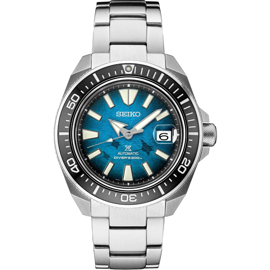 Seiko Srpe33 Automatic Dive Watch For Men - Prospex Special Edition - Lumibrite Hands, Unidirectional Bezel - Water Resistant 200M