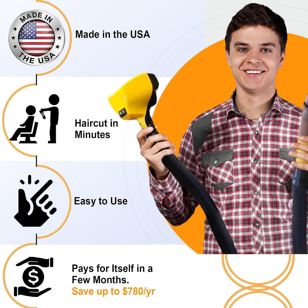 Flowbee Haircutting System | Self Haircut Trimmer To Cut Your Own Hair At Home | Flowbee Hair Cutting Machine | Mini Vac Sold Separately