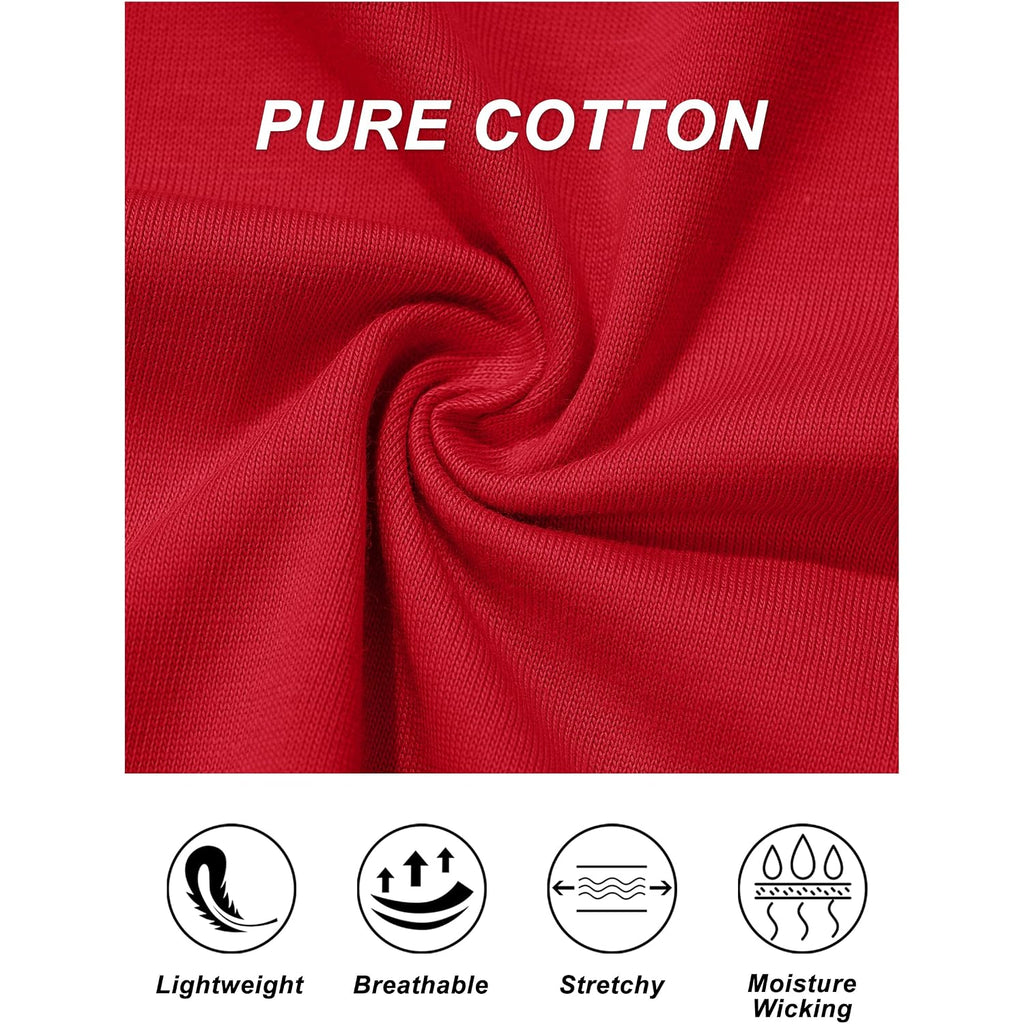 MAGCOMSEN Women's T Shirts Cotton Short Sleeve Shirts Crew-Neck Summer Tops Classic-Fit Tees Breathable Casual Clothes