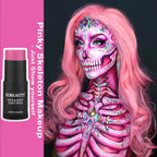 Ccbeauty Hot Pink Face Paint Stick, Face Painting Kit, Full Coverage Sfx Makeup Foundation, Professional Non-Toxic Body Paint For Halloween Costume Cosplay Party, For Barbie, Panther, Catrina Makeup