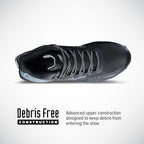 New Balance Fresh Foam Cremorne Composite Toe Safety Shoes For Men - Non Slip, Electrical Hazard - Black/Grey, Mid
