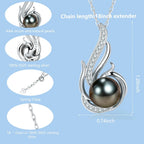 NONNYL Necklace Gifts for Women-Mothers Day Gift for Mom Her Wife Coules Girlfriend-Gifts for Wife Women Wedding Birthday Anniversary Jewelry, Christmas Day Valentine's Gift, Pearl Necklaces