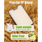 Non Toxic Titanium Cutting Board For Kitchen, Food Grade Titanium Cutting Boards 2 In 1 Double Sides, Non Slip Cutting Mat 16" X 11"