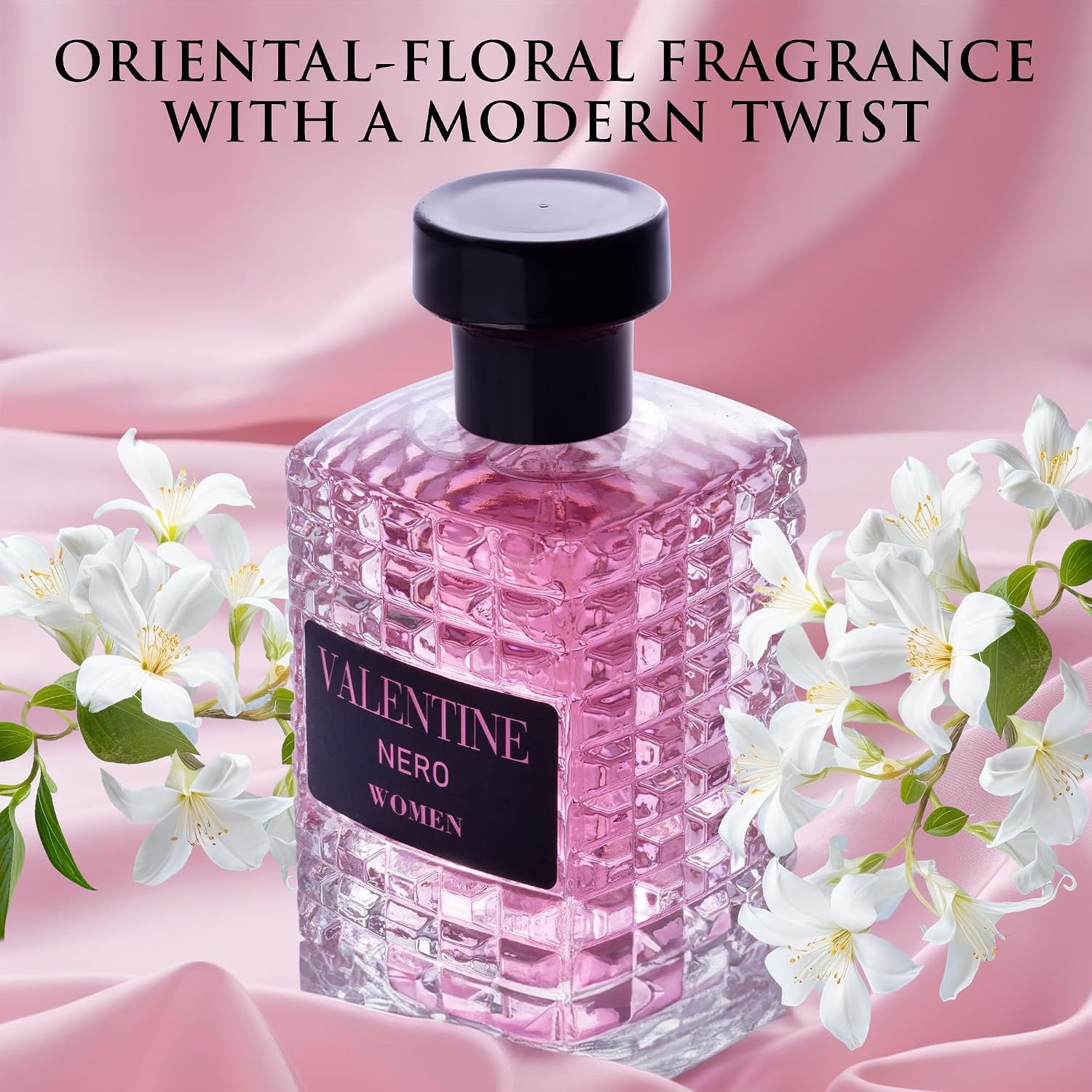 Urban Collection Valentine For Women Eau De Parfum - Amber Floral Jasmine, Bourbon Vanilla & Woods Oriental-Floral Fragrance With A Modern Twist Elegant 100Ml Bottle Packed In Paper Box