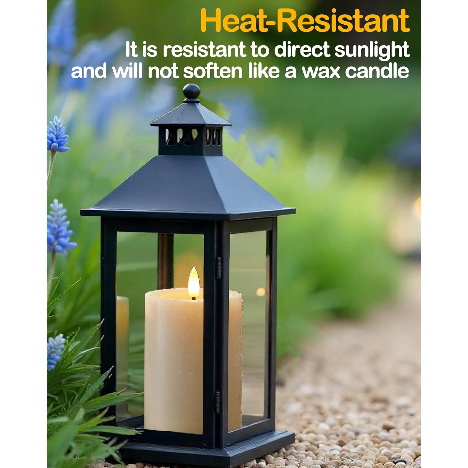 3"X4" Outdoor Waterproof Flameless Candles With Remote Timers Plastic | 2 Pack White Battery Operated Candles, Led Candles, Electric, Fake, Pillar Candles For Patio, Porch, And Lanterns Decor