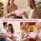 Body & Earth Spa Gift Set For Women - Luxurious 5 Pcs Bath And Body Box, Rose Scent, Includes Body Wash, Body Butter, Body Lotion And More, Birthday Mothers Day Gifts For Mom Self Care Kit For Her
