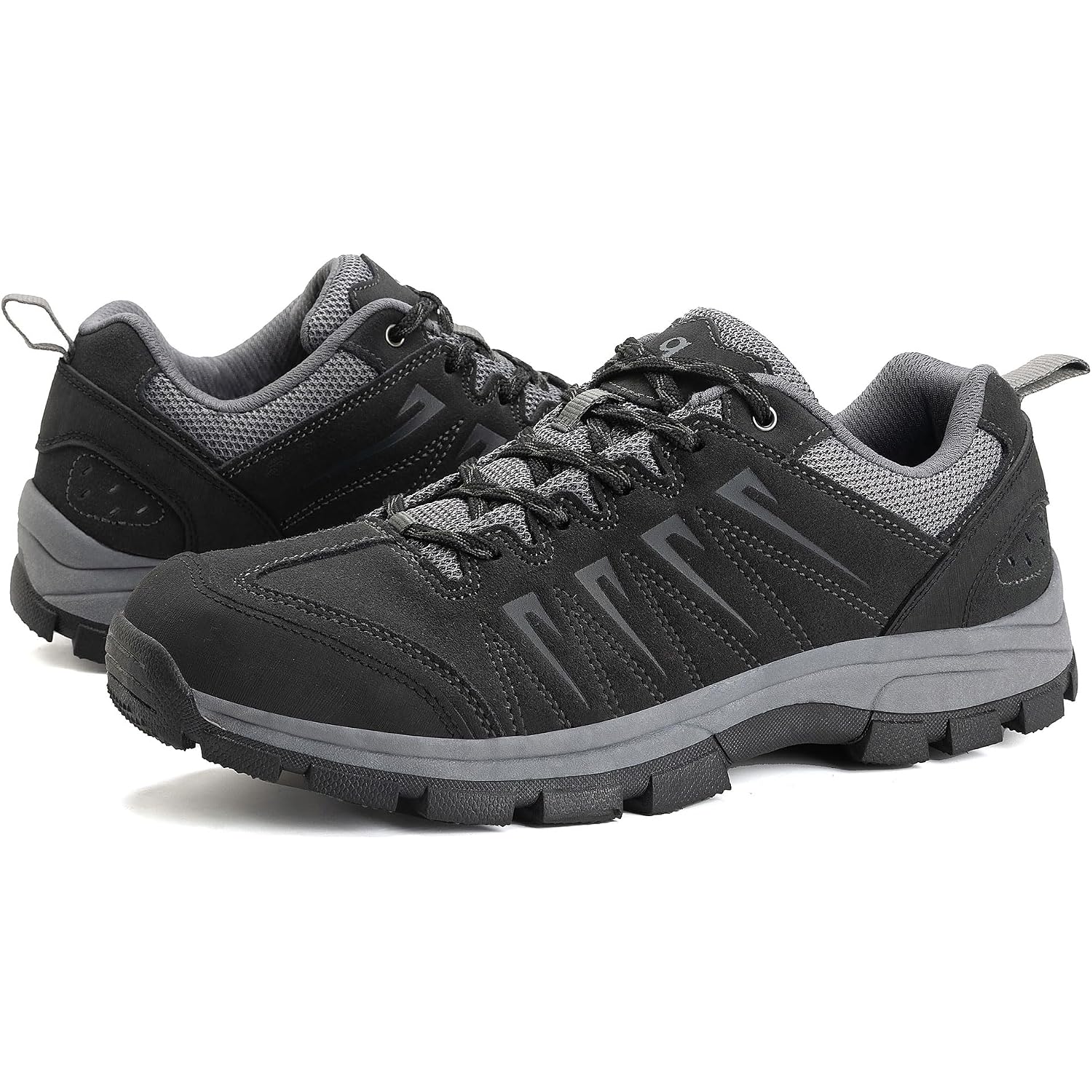 Ol Outjet Legend Men'S Waterproof Hiking Shoes Leather Comfortable Lightweight Anti-Slip Outdoor Walking Work Sneakers