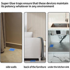 Mouse & Insect Traps 12 Pack, Heavier Sticky Traps With Non-Toxic Glue For Small Mice & Insects. Sticky Mouse Traps Indoor For Home, Easy To Set