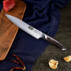 Hoshanho 6 Inch Kitchen Knife, Ultra Sharp Japanese High Carbon Stainless Steel Chef Knife, Multipurpose Kitchen Utility Knife With Ergonomic Pakkawood Handle