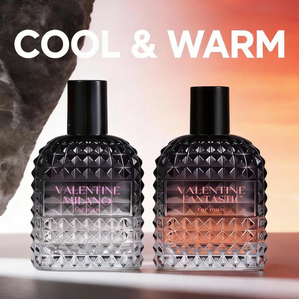 Valentine Cologne 4Pcs/50Ml*4 Eau De Parfum Set For Men Floral&Woody Fragrance Combo Men'S Gift Box