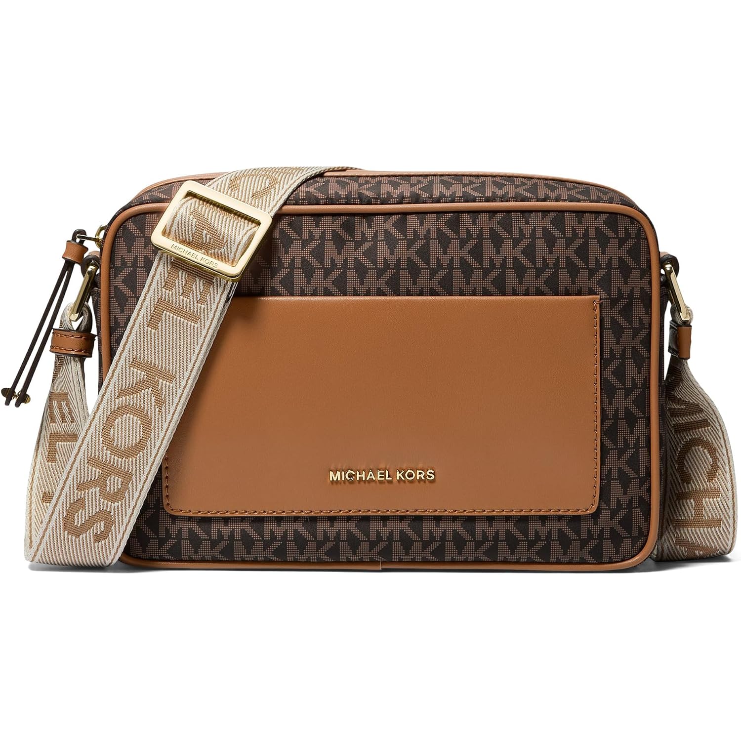 Michael Kors Women'S Jet Set Webbing Strap Crossbody Bag