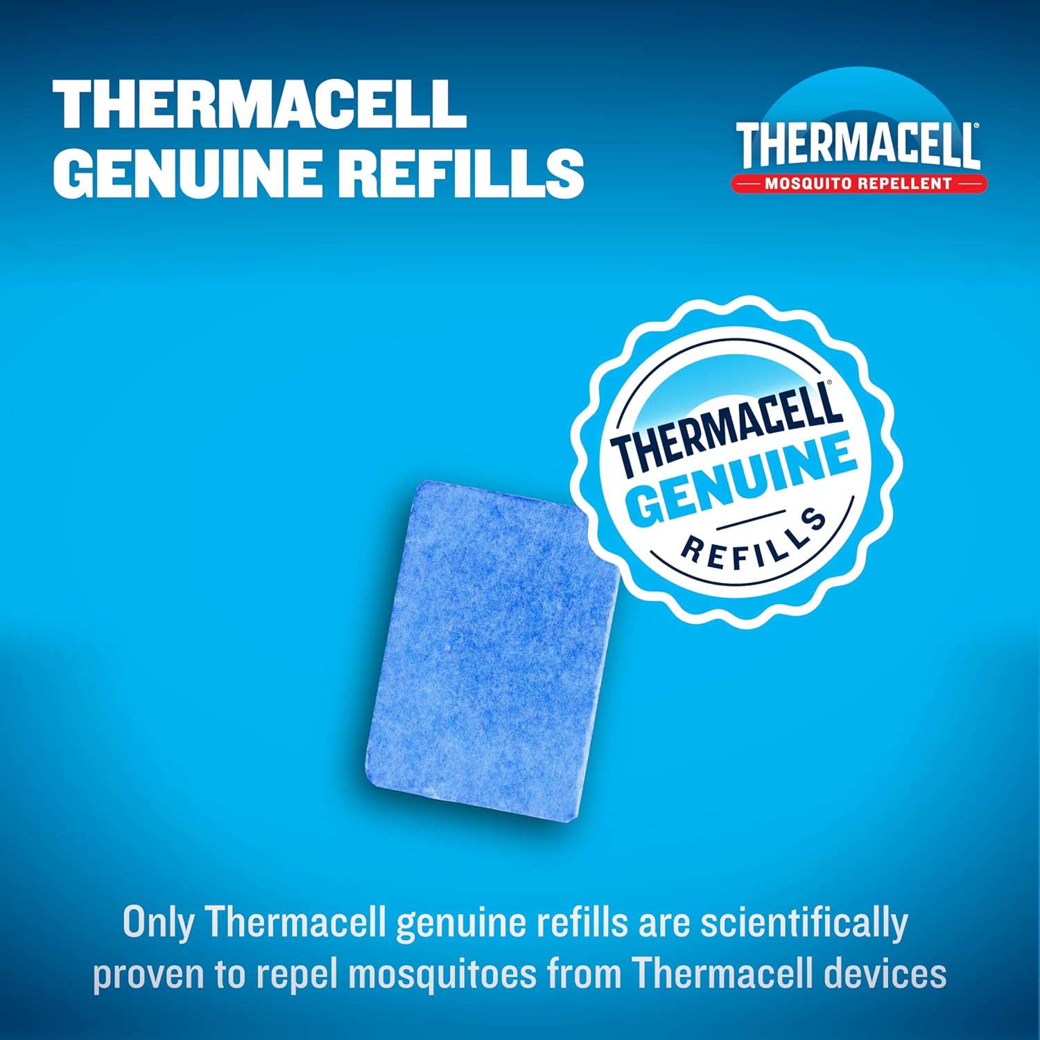 Thermacell Fuel-Zoneguard Backpacker Mosquito Repellent Mat Refill; 15-Ft Zone Of Scientifically Proven Outdoor Protection; Fuel-Powered; Patio Shield; 48Hr Refill; Bug Spray Alternative; Scent Free