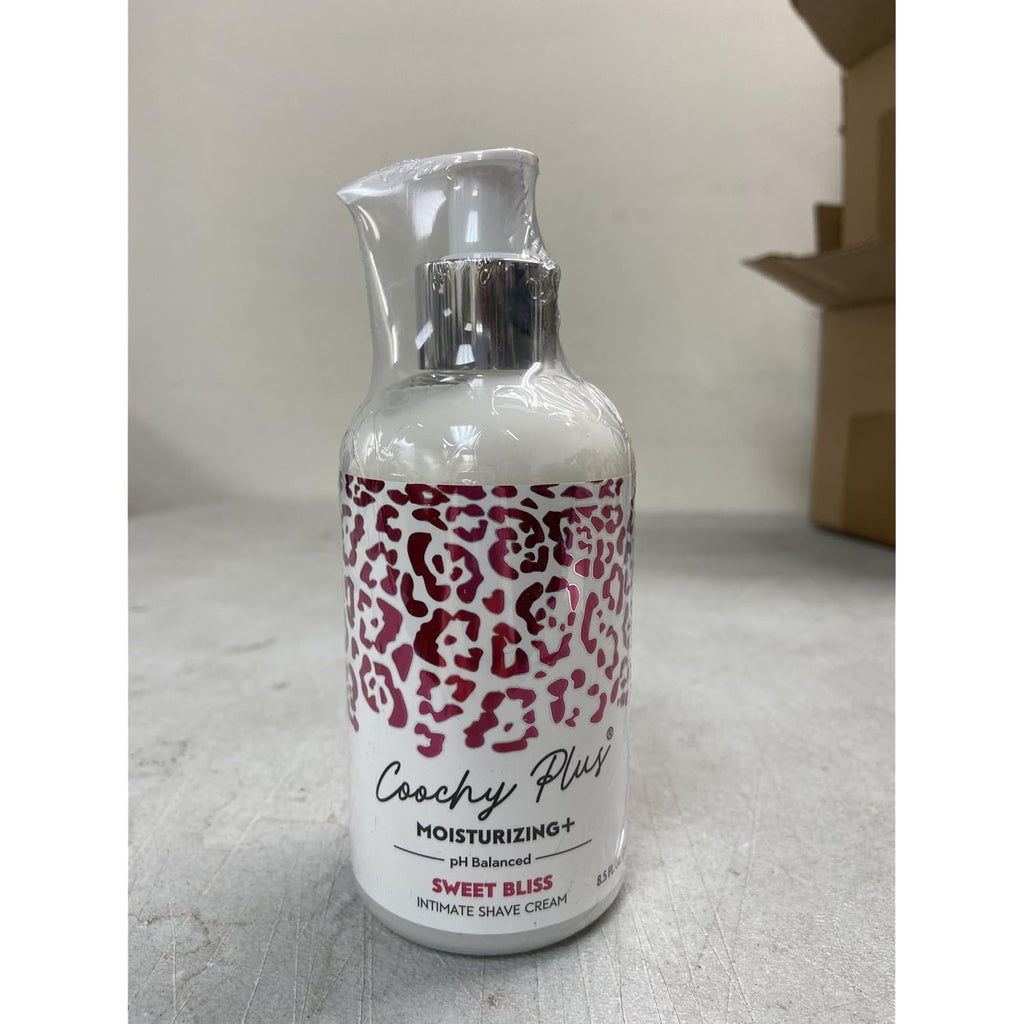 IntiMD Coochy Plus Intimate Shaving Cream SWEET BLISS For Pubic, Bikini Line, Armpit - Rash-Free With Patent-Pending MOISTURIZING+ Formula, Prevents Razor Burns & Bumps, In-Grown Hairs 8.5oz (1-Pack)