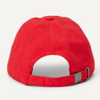 Amazon Essentials Women's Washed Cotton Canvas Baseball Cap with Adjustable Strap Red
