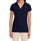 Izod Women'S Uniform Short Sleeve Polo Shirt, Button Closure, Moisture Wicking Performance Material & Fade Resistant