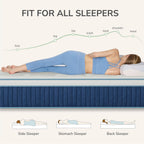 Queen Mattress Medium Firm 12 Inch Hybrid Mattress,Certified Safe Foams & Fabric For Cooling Motion Isolation & Breathable Sleep, Pressure Relief, Fiberglass Free