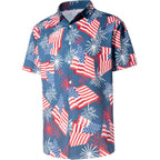 Men'S Casual Button Down Shirts Regular Fit Short Sleeve Hawaiian Shirt For Men