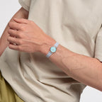 Swatch Lady Women'S Watch Casual Polymer Blue Quartz Waterproof Casual Blue