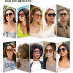 SOJOS Trendy Vintage Aviator Square Sunglasses For Womens Mens Retro 70s UV400 Women Sun Glasses SJ2327 Leopard/Brown Grading