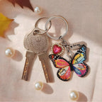 Butterfly Keychain for Women,Christian KeyChain,Bible Verse Religious Inspirational Gift,Pendant Keyring for Bags