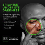 Tiege Hanley Eye Cream For Men, Morning And Night Under Eye Cream With Hyaluronic Acid And Vitamin B3, Helps Reduce The Look Of Dark Circles And Puffiness, Anti Aging Men’S Skin Care, 0.5 Oz