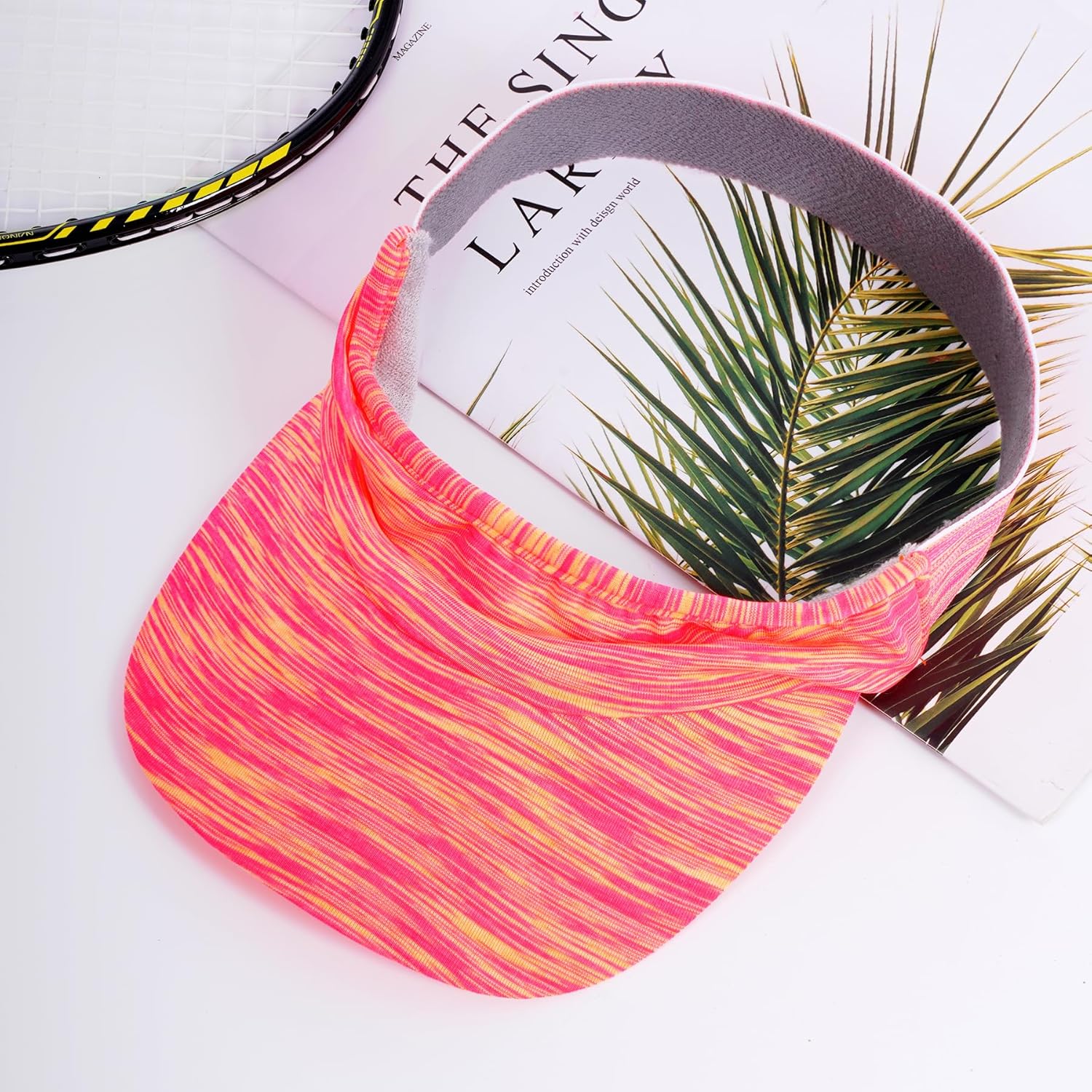 Marrywindix 1 Piece Sun Visor Hat Stretch Headband Sport Wear Athletic Visor Cap for Women and Men