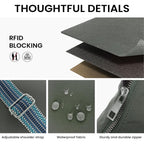 CLUCI Travel Purses for Women, Waterproof Nylon Crossbody Bags for Woman Trendy, Anti Theft Shoulder Handbags for Ladies