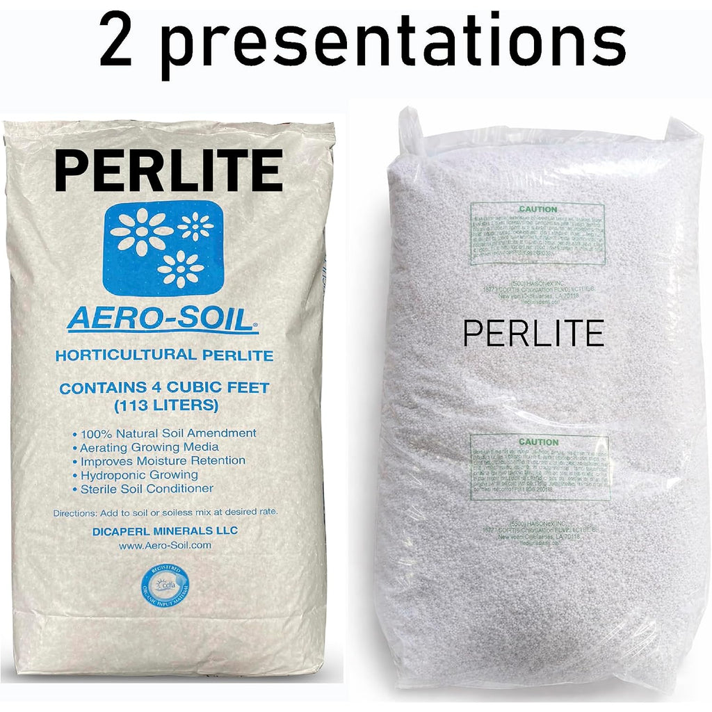 Aerosoil Perlite Premium Horticultural Grade Soil Additive Drainage And Growth - Coarse 4 Cubic Foot
