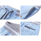 Stickon Men'S Shorts Casual Classic Fit Drawstring Summer Beach Shorts With Elastic Waist And Pockets