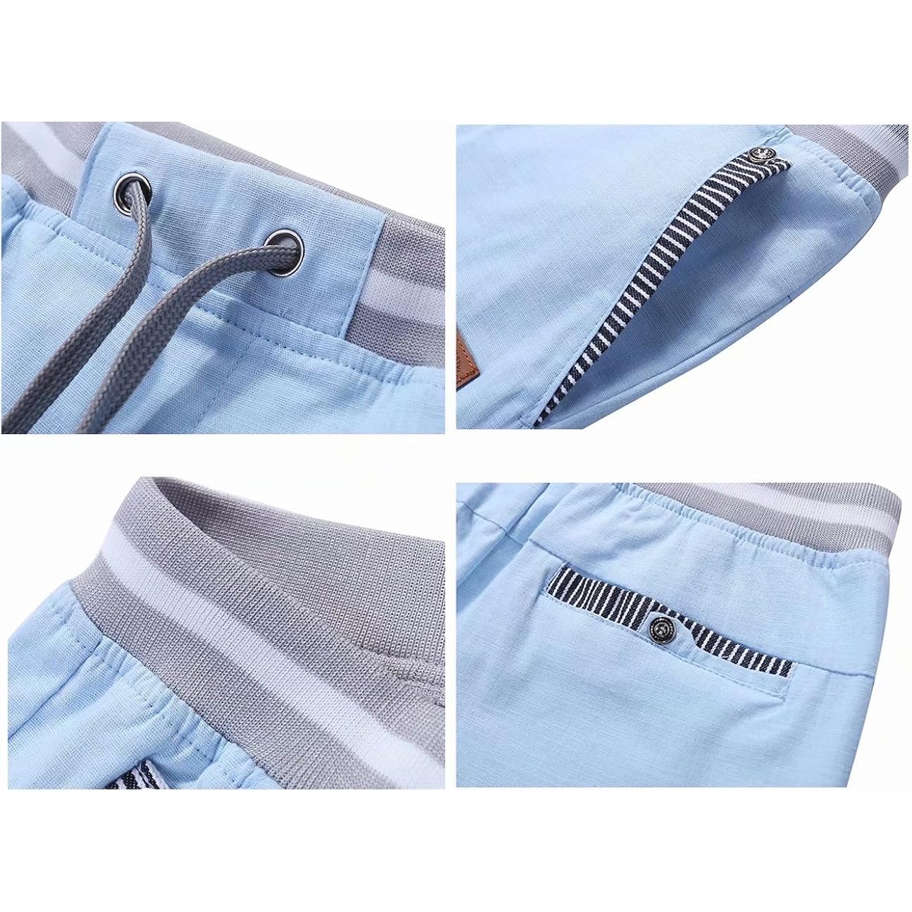 Stickon Men'S Shorts Casual Classic Fit Drawstring Summer Beach Shorts With Elastic Waist And Pockets