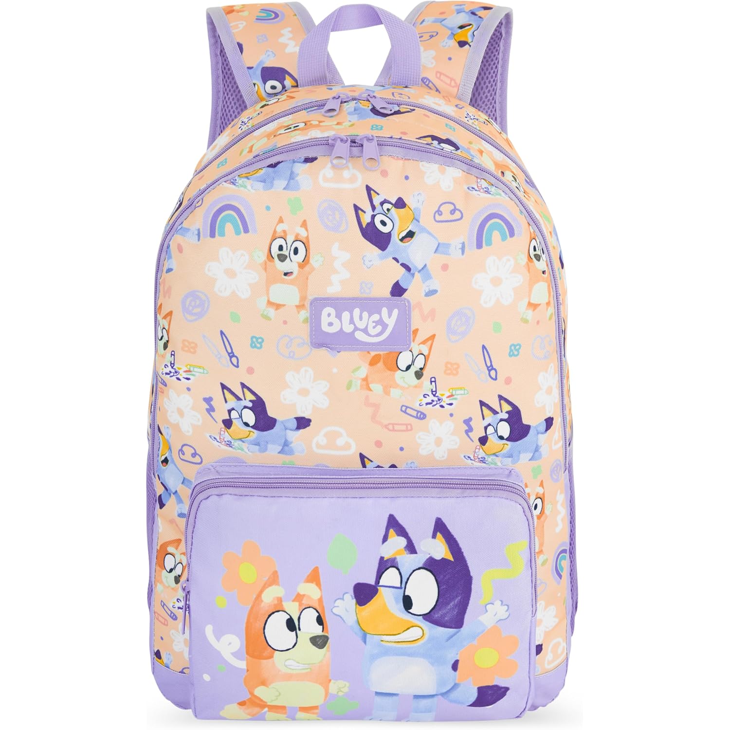 Get Trend Paw Patrol | Bluey | Squishmallows Girls Backpack, 18 Inch | Officially Licensed Bookbag, Kids School Bag With Padded Adjustable Straps For Back To School, Travel, Gifts For Girls