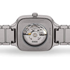 Rado - True Square Open Heart - Unisex Automatic Swiss Watch - 38Mm Square Blue Dial - High-Tech Ceramic Bracelet - R27083202