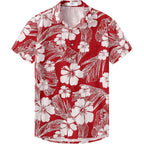 Kyku Hawaiian Shirt For Men: Beach Vacation Summer Short Sleeve Button Down Mens Shirts Casual Stylish
