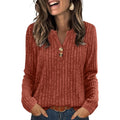 Womens Sweaters Lightweight Long Sleeve Shirts V Neck Tops with Button Fall Outfits 2025